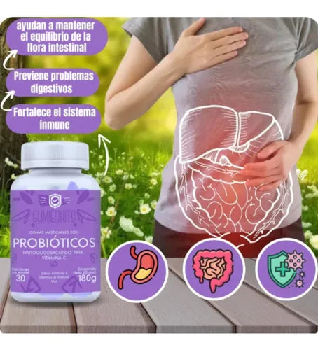 GOMAS DE PROBIOTICOS