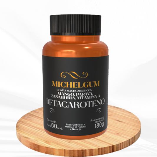 GOMAS DE BETACAROTENO